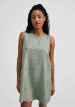 Vestido Curto Estampado Reto
