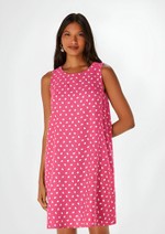 Vestido Curto Estampado Reto
