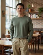 Camiseta Masculina Básica Em Algodão Super Cotton