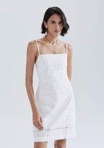 Vestido Curto Em Laise