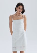 Vestido Curto Em Laise