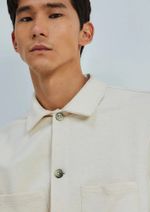 Camisa Masculina Manga Longa Texturizada