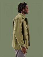 Parka Masculina Reta Em Sarja