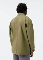 Parka Masculina Reta Em Sarja