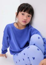 Conjunto Infantil Menina Blusa Branca E Calça Estampada