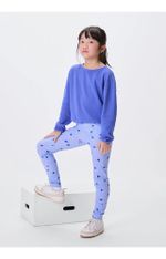 Conjunto Infantil Menina Blusa Branca E Calça Estampada