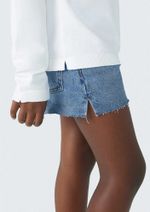 Blusão Infantil Menina Em Tricô Com Babados