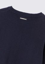 Blusão Infantil Menino Em Tricô Com Jacquard