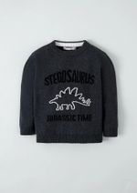 Blusão Infantil Menino Em Tricô Com Jacquard