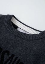 Blusão Infantil Menino Em Tricô Com Jacquard