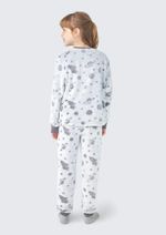 Pijama Longo Infantil Unissex Em Fleece