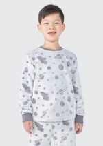 Pijama Longo Infantil Unissex Em Fleece
