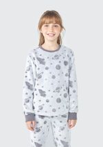 Pijama Longo Infantil Unissex Em Fleece