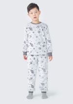Pijama Longo Infantil Unissex Em Fleece