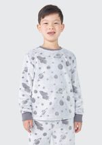 Pijama Longo Infantil Unissex Em Fleece