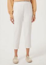 Calça Feminina Carrot Em Moletom Peluciado