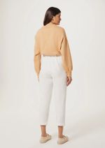 Calça Feminina Carrot Em Moletom Peluciado