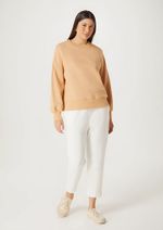 Calça Feminina Carrot Em Moletom Peluciado