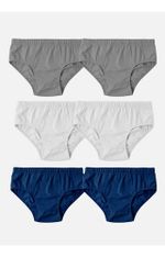 Kit Com 6 Cuecas Infantil Slip Em Malha