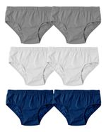 Kit Com 6 Cuecas Infantil Slip Em Malha