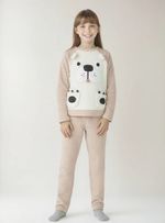 Pijama Longo Infantil Unissex Em Fleece