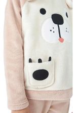 Pijama Longo Infantil Unissex Em Fleece
