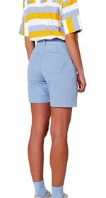 Shorts Sarja Alfaiatado Feminino Básicos Do Brasil