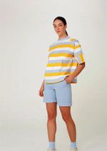 Shorts Sarja Alfaiatado Feminino Básicos Do Brasil