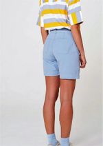 Shorts Sarja Alfaiatado Feminino Básicos Do Brasil