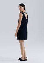 Vestido Curto Decote V Em Peach Touch