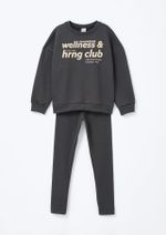 Conjunto Infantil Menina Em Moletom