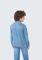 Camisa Jeans Infantil Menino Comfort