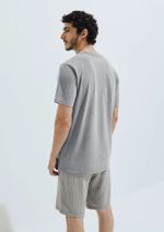 Camiseta Masculina Manga Curta Estonada