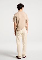 Calça Masculina Reta Em Sarja