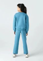 Conjunto Infantil Menina Longo Em Moletom Peluciado