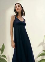 Vestido Midi Em Viscolinho