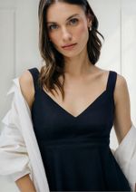 Vestido Midi Em Viscolinho