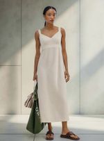 Vestido Midi Em Viscolinho