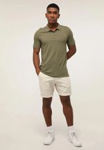 Camisa Polo Básica Masculina Regular Em Piquet