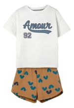 Conjunto Infantil Menina Curto Estampado