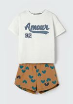 Conjunto Infantil Menina Curto Estampado