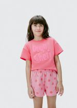 Conjunto Infantil Menina Curto Estampado