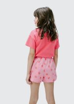 Conjunto Infantil Menina Curto Estampado