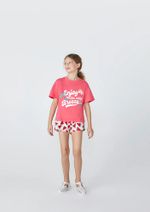 Conjunto Infantil Menina Curto Estampado