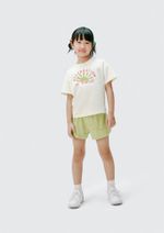 Conjunto Infantil Menina Curto Estampado