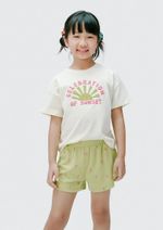 Conjunto Infantil Menina Curto Estampado