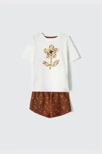 Conjunto Infantil Menina Curto Estampado
