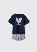 Conjunto Infantil Menina Curto Estampado