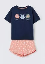 Conjunto Infantil Menina Curto Estampado