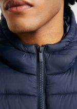Jaqueta Básica Masculina Puffer Com Capuz